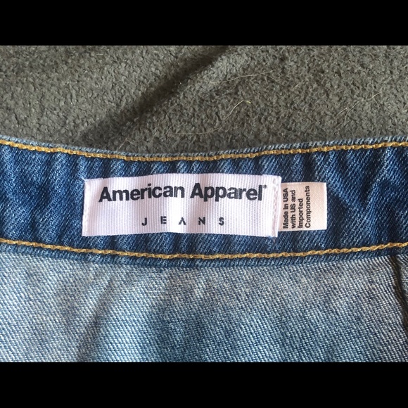 American Apparel Mini Jean Skirt - Picture 3 of 4